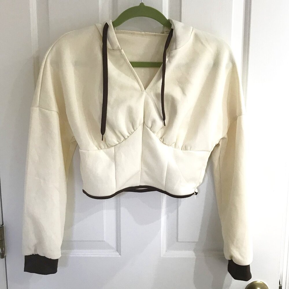 Cropped Sweatshirt Hoodie S NEW